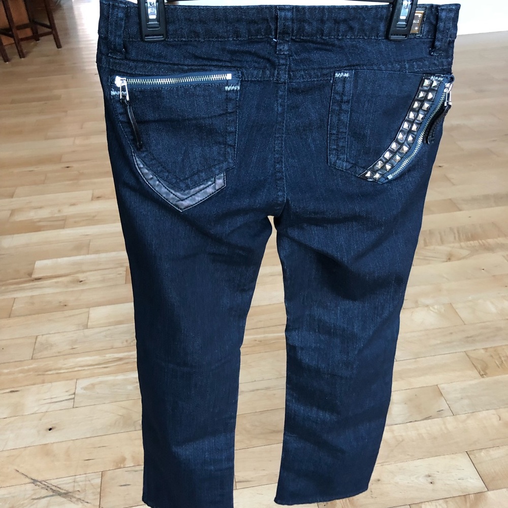 NWT Vo Deluxe Jeans USA Dark Wash Boot Cut Denim Jeans